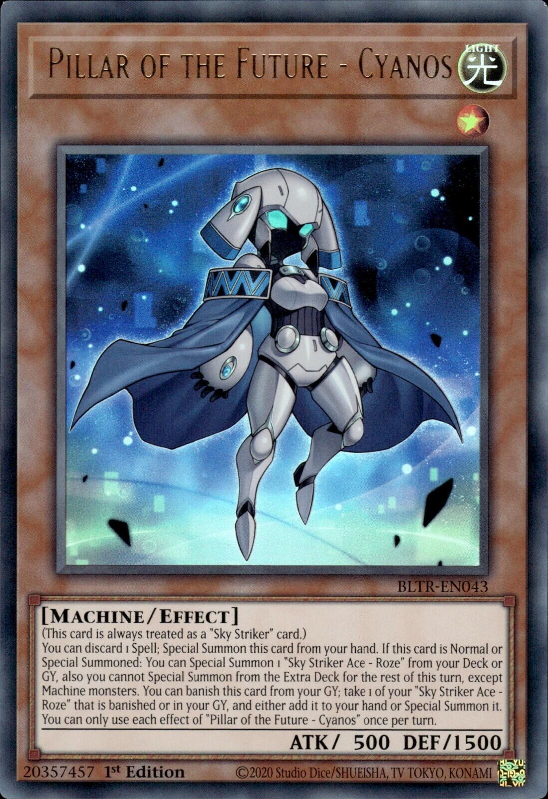 Pillar of the Future - Cyanos [BLTR-EN043] Ultra Rare | Jomio and Rueliete's Cards and Comics