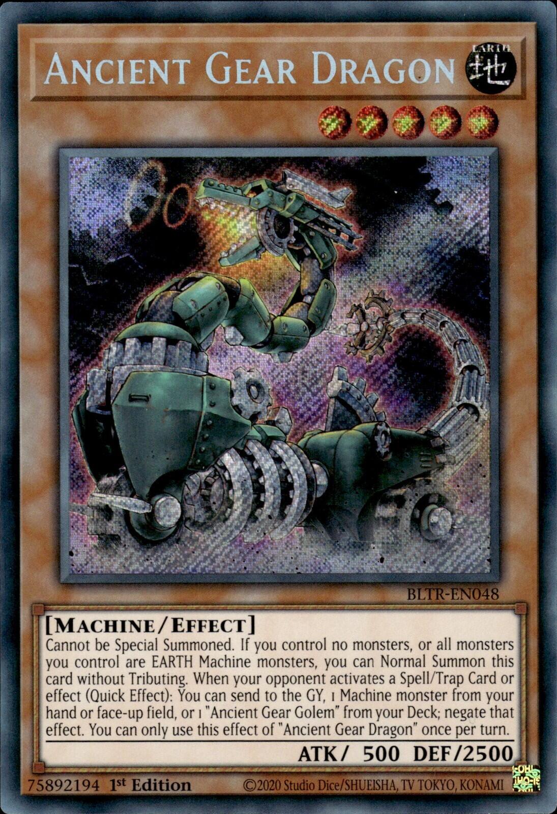 Ancient Gear Dragon [BLTR-EN048] Secret Rare | Jomio and Rueliete's Cards and Comics