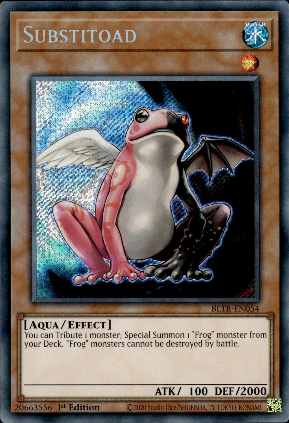 Substitoad [BLTR-EN054] Secret Rare | Jomio and Rueliete's Cards and Comics
