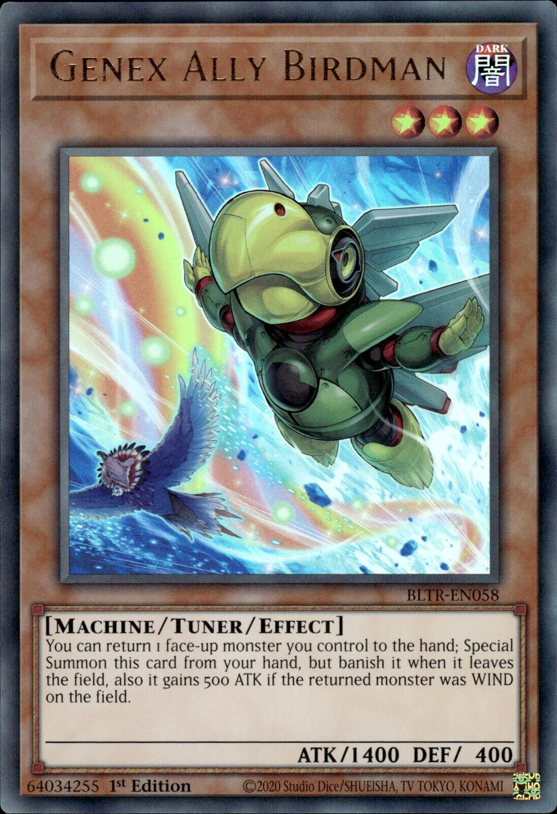 Genex Ally Birdman (Alternate Art) [BLTR-EN058] Ultra Rare | Jomio and Rueliete's Cards and Comics