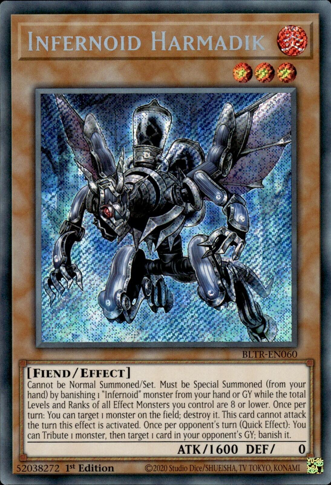 Infernoid Harmadik [BLTR-EN060] Secret Rare | Jomio and Rueliete's Cards and Comics