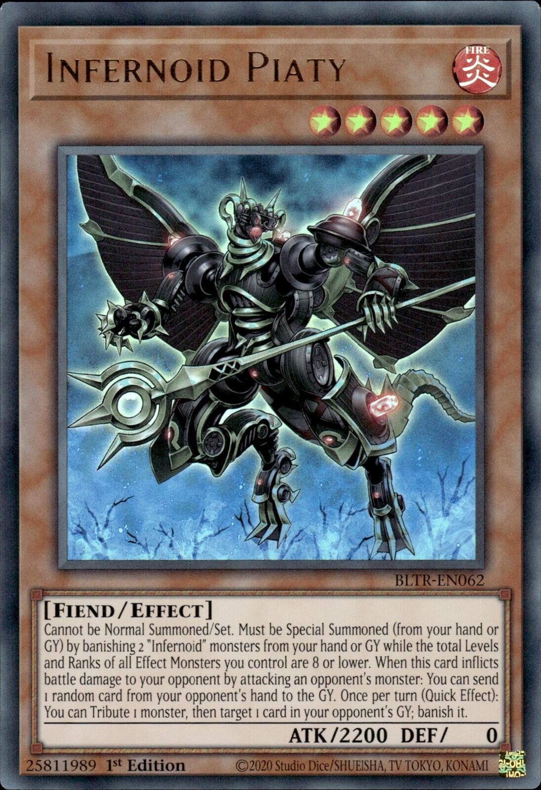 Infernoid Piaty [BLTR-EN062] Ultra Rare | Jomio and Rueliete's Cards and Comics
