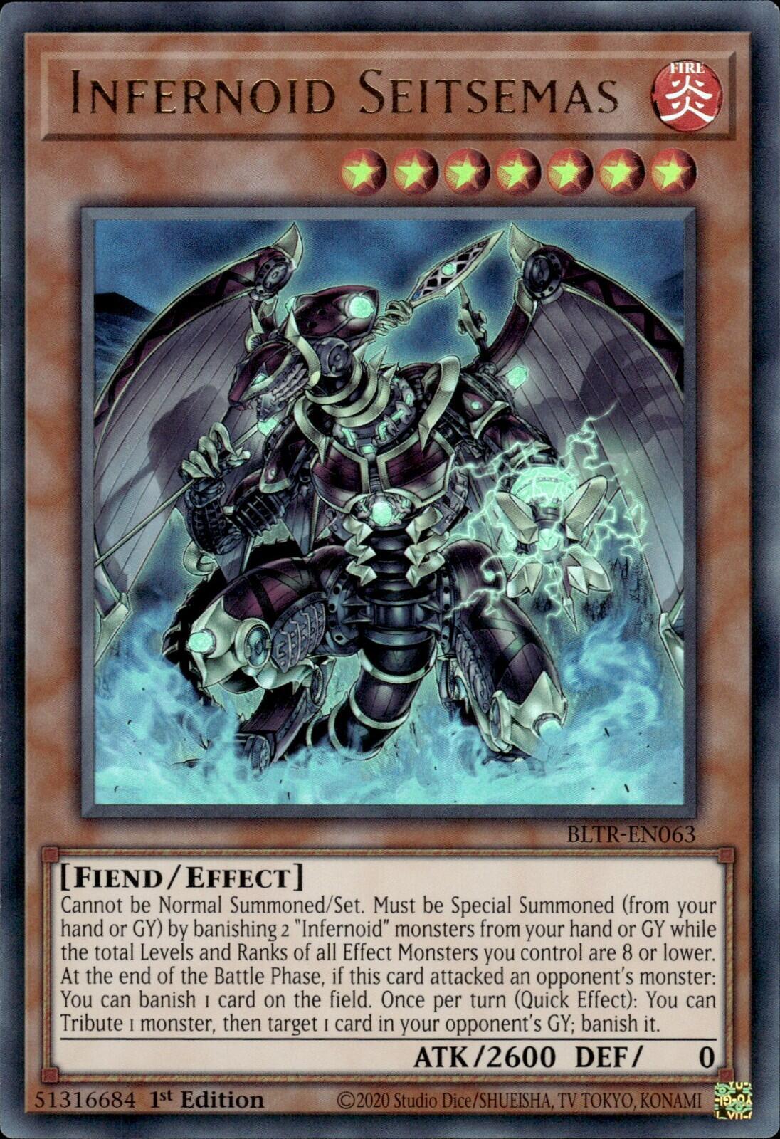 Infernoid Seitsemas [BLTR-EN063] Ultra Rare | Jomio and Rueliete's Cards and Comics