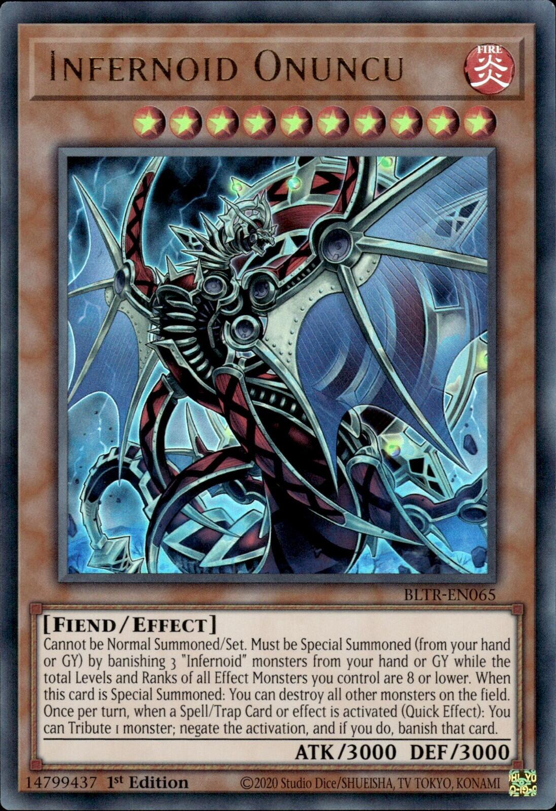 Infernoid Onuncu [BLTR-EN065] Ultra Rare | Jomio and Rueliete's Cards and Comics