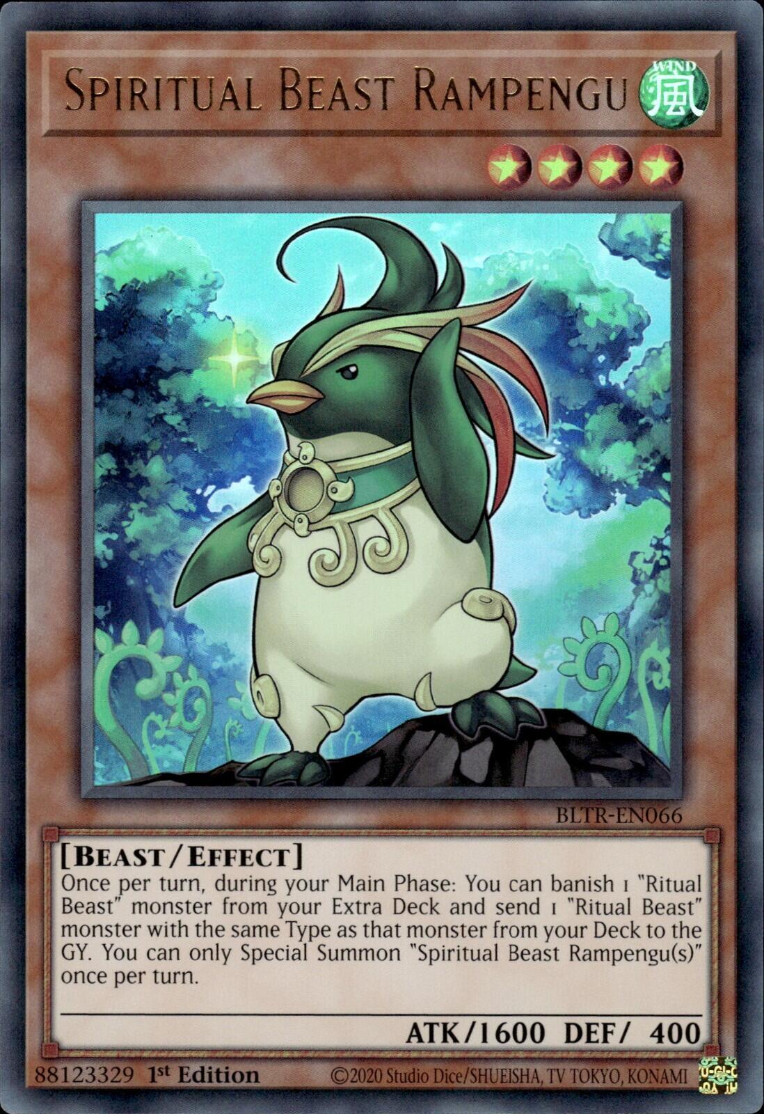 Spiritual Beast Rampengu [BLTR-EN066] Ultra Rare | Jomio and Rueliete's Cards and Comics