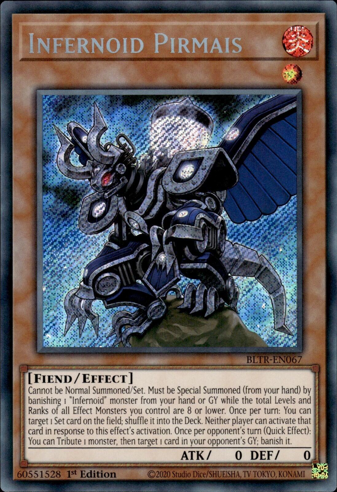 Infernoid Pirmais [BLTR-EN067] Secret Rare | Jomio and Rueliete's Cards and Comics
