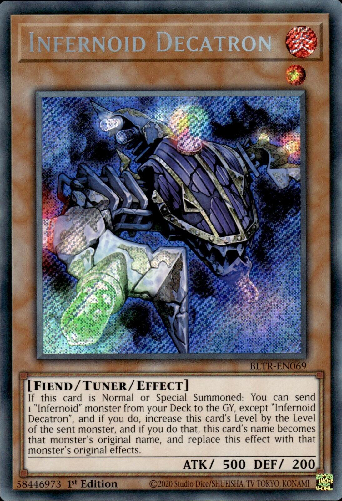 Infernoid Decatron [BLTR-EN069] Secret Rare | Jomio and Rueliete's Cards and Comics