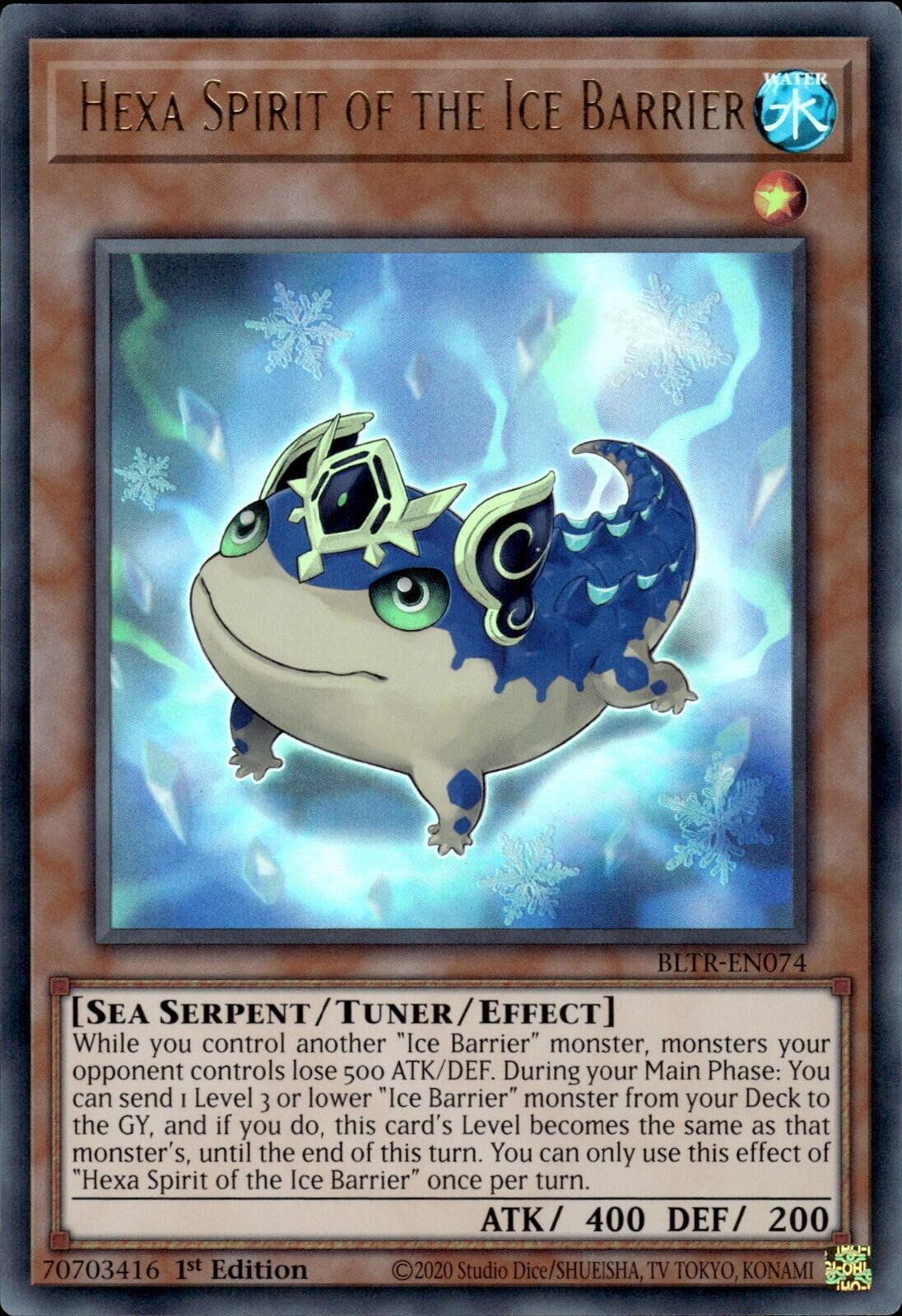Hexa Spirit of the Ice Barrier [BLTR-EN074] Ultra Rare | Jomio and Rueliete's Cards and Comics