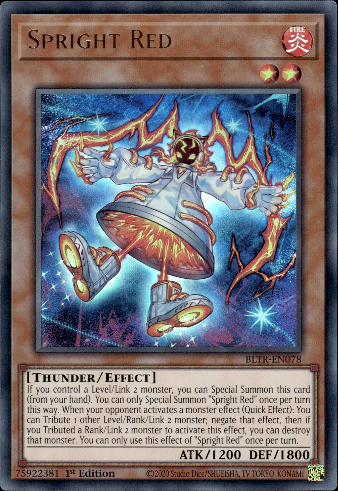 Spright Red [BLTR-EN078] Ultra Rare | Jomio and Rueliete's Cards and Comics