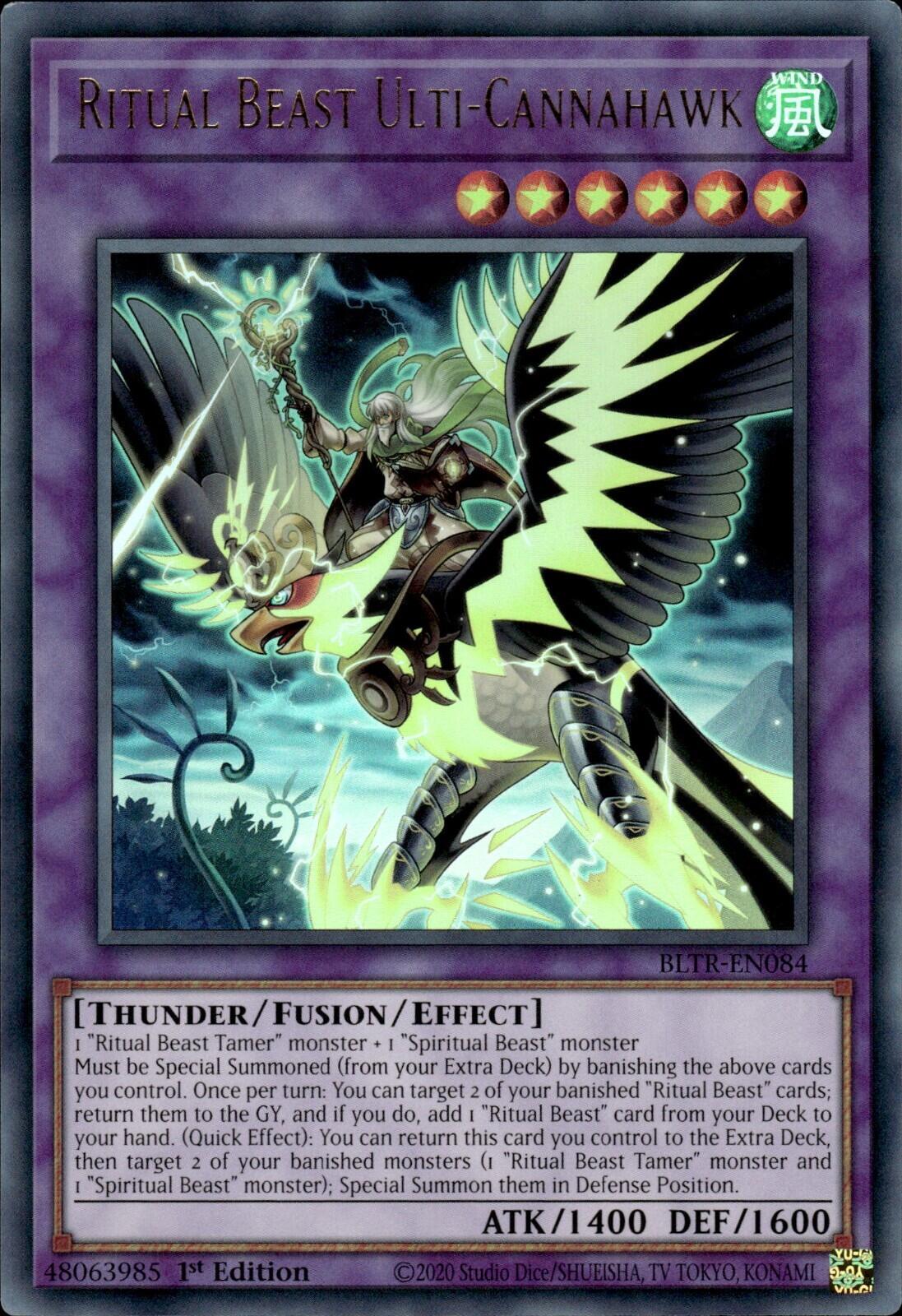 Ritual Beast Ulti-Cannahawk [BLTR-EN084] Ultra Rare | Jomio and Rueliete's Cards and Comics