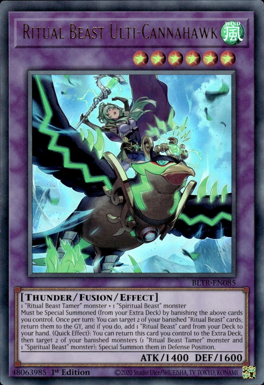 Ritual Beast Ulti-Cannahawk (Alternate Art) [BLTR-EN085] Ultra Rare | Jomio and Rueliete's Cards and Comics