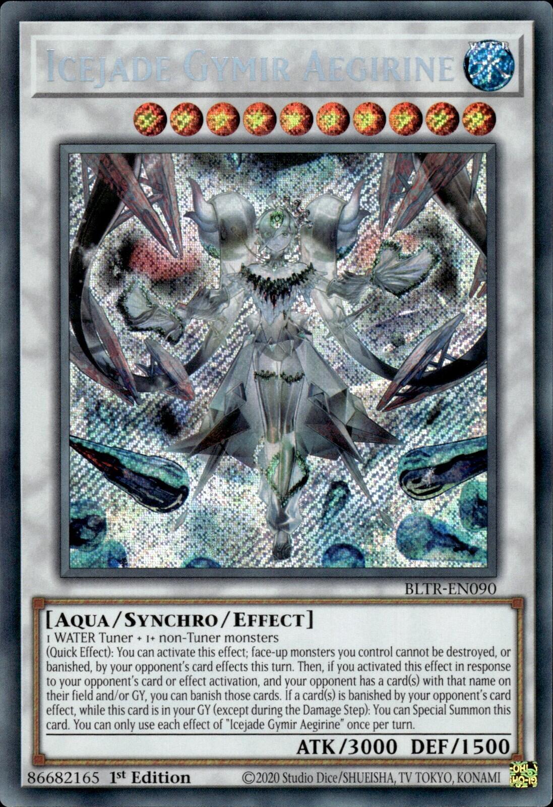 Icejade Gymir Aegirine [BLTR-EN090] Secret Rare | Jomio and Rueliete's Cards and Comics