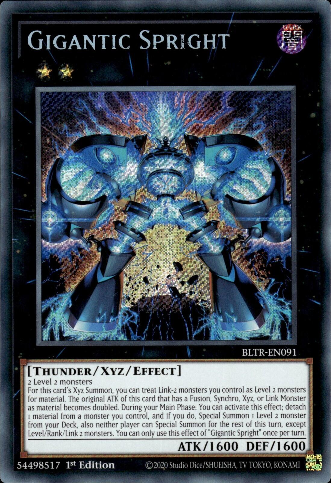 Gigantic Spright [BLTR-EN091] Secret Rare | Jomio and Rueliete's Cards and Comics