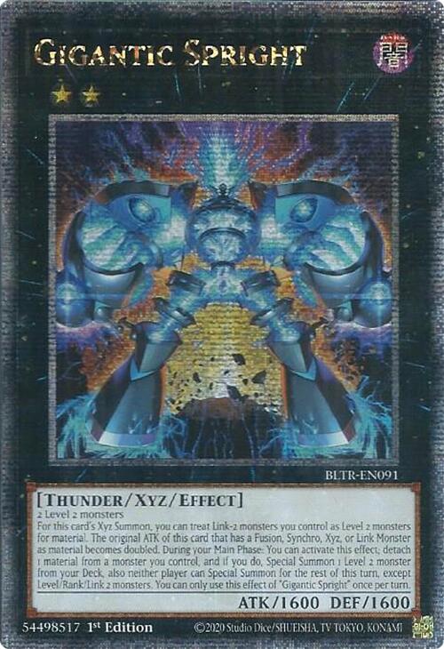 Gigantic Spright (Quarter Century Secret Rare) [BLTR-EN091] Quarter Century Secret Rare | Jomio and Rueliete's Cards and Comics