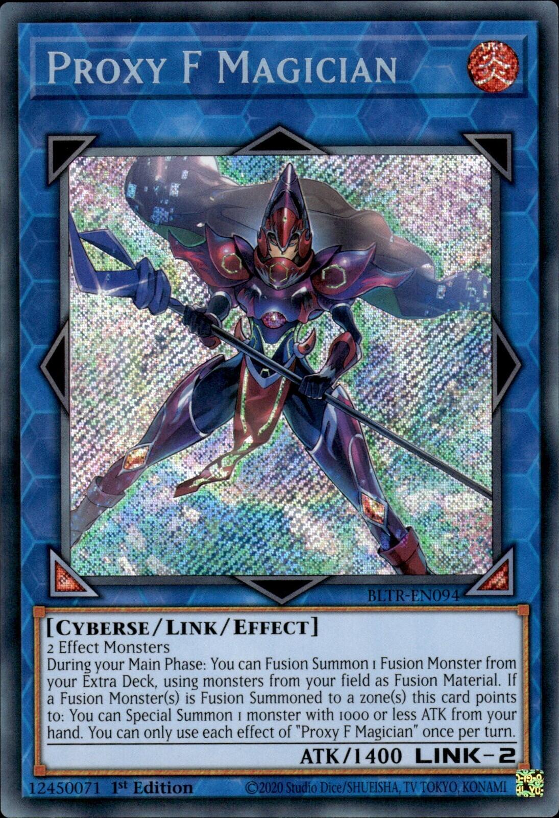 Proxy F Magician [BLTR-EN094] Secret Rare | Jomio and Rueliete's Cards and Comics