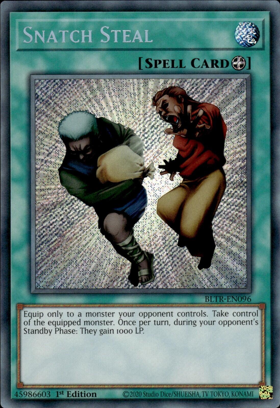 Snatch Steal [BLTR-EN096] Secret Rare | Jomio and Rueliete's Cards and Comics