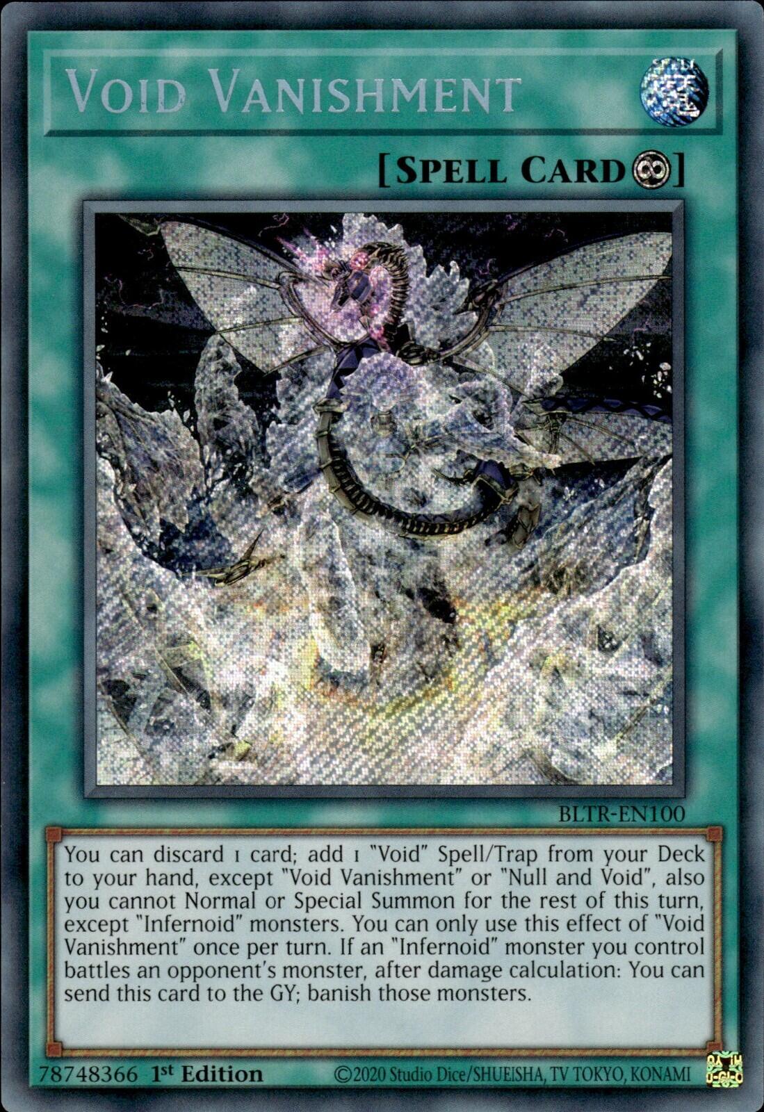 Void Vanishment [BLTR-EN100] Secret Rare | Jomio and Rueliete's Cards and Comics