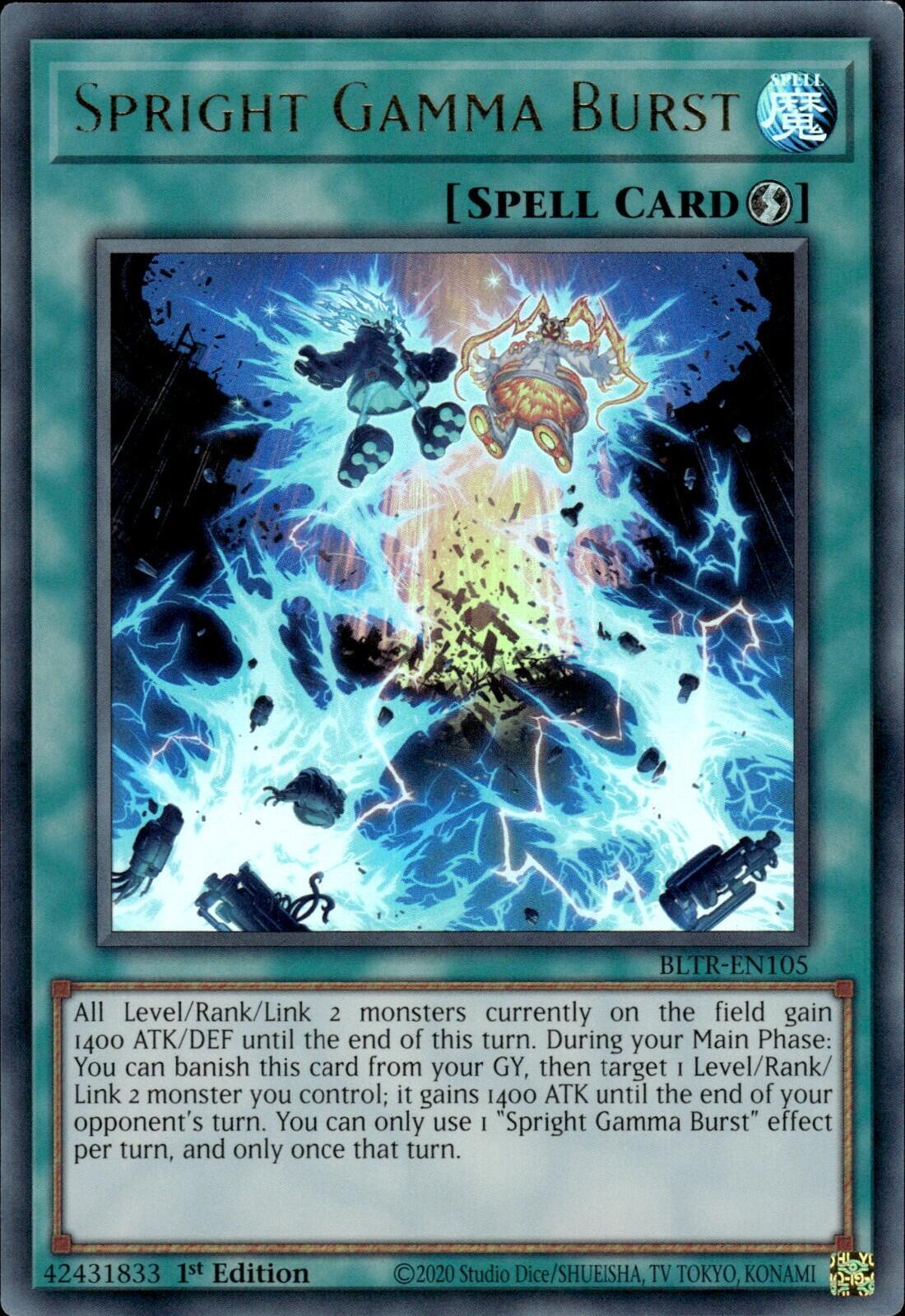 Spright Gamma Burst [BLTR-EN105] Ultra Rare | Jomio and Rueliete's Cards and Comics