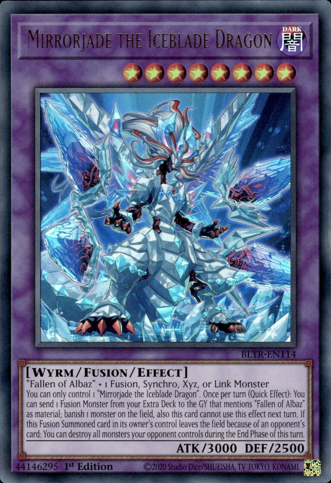 Mirrorjade the Iceblade Dragon [BLTR-EN114] Ultra Rare | Jomio and Rueliete's Cards and Comics