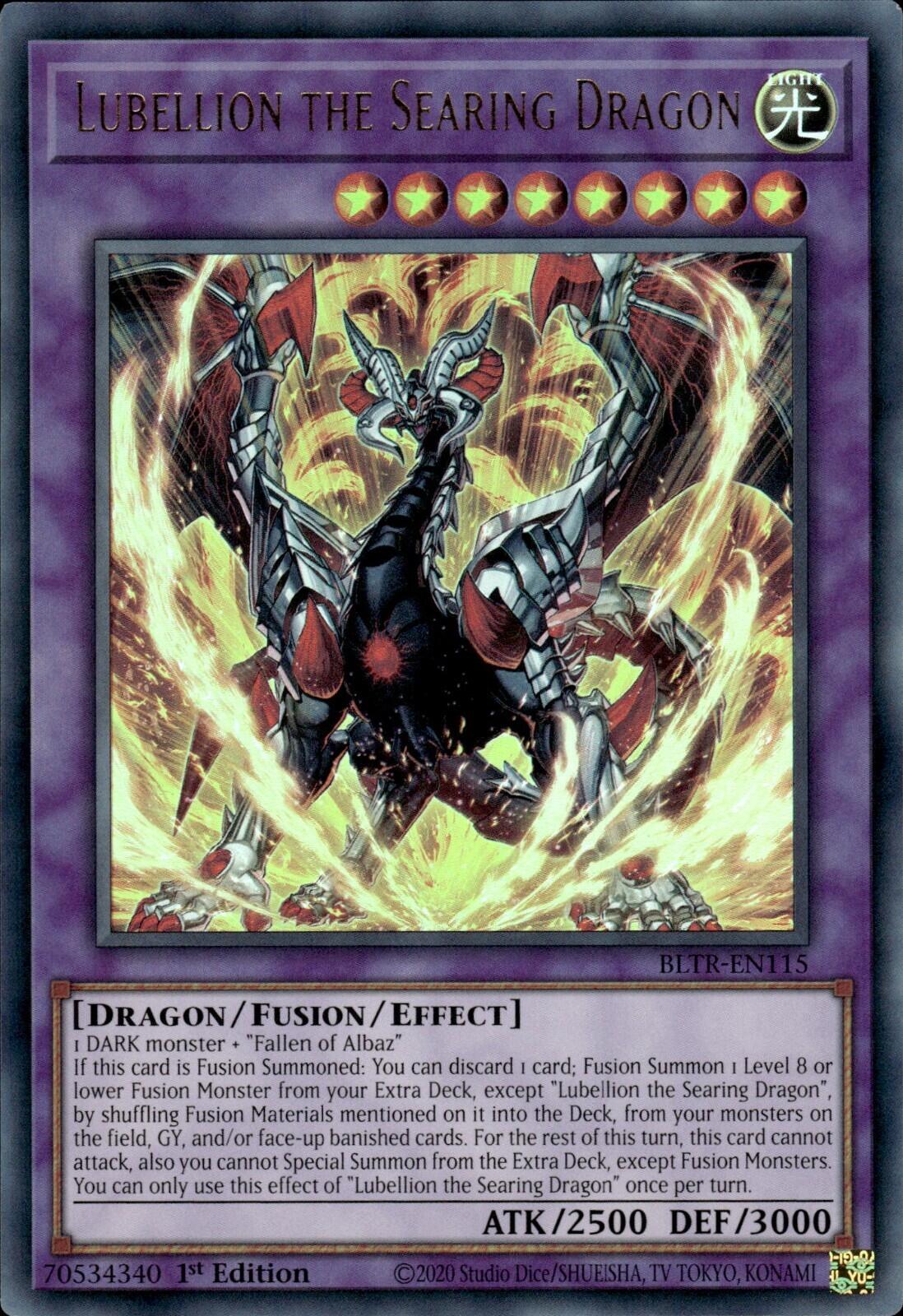 Lubellion the Searing Dragon [BLTR-EN115] Ultra Rare | Jomio and Rueliete's Cards and Comics