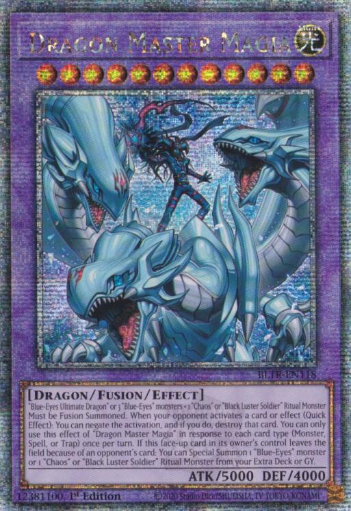 Dragon Master Magia (Quarter Century Secret Rare) [BLTR-EN118] Quarter Century Secret Rare | Jomio and Rueliete's Cards and Comics