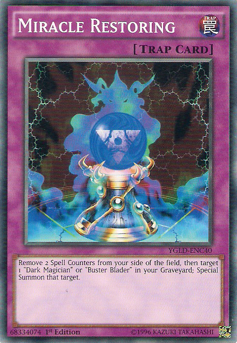 Miracle Restoring [YGLD-ENC40] Common | Jomio and Rueliete's Cards and Comics