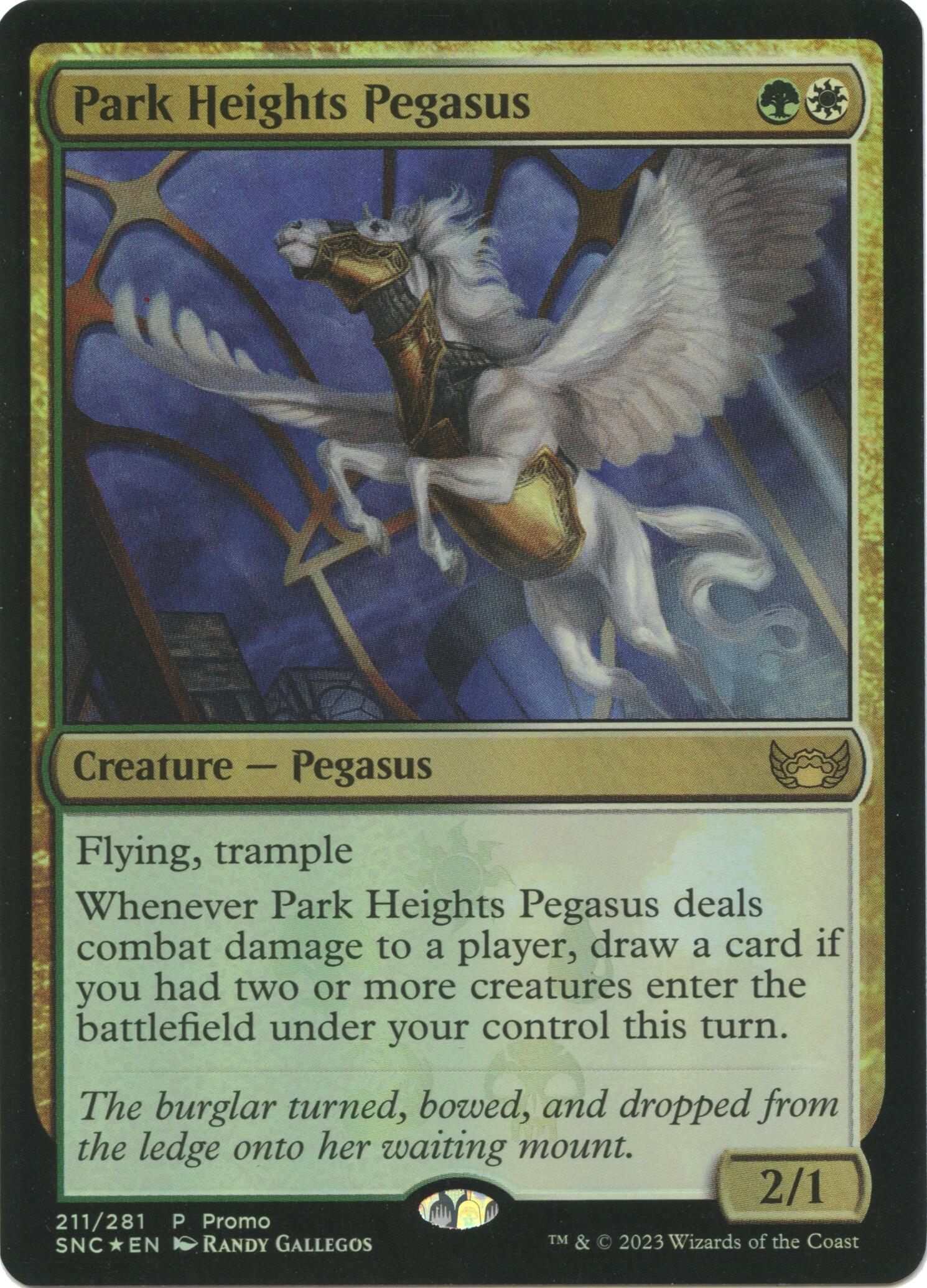 Park Heights Pegasus [Media Promos] | Jomio and Rueliete's Cards and Comics