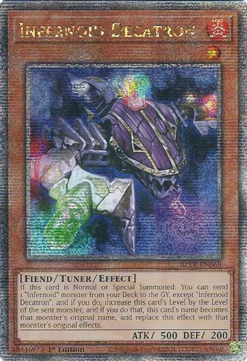 Infernoid Decatron (Quarter Century Secret Rare) [BLTR-EN069] Quarter Century Secret Rare | Jomio and Rueliete's Cards and Comics