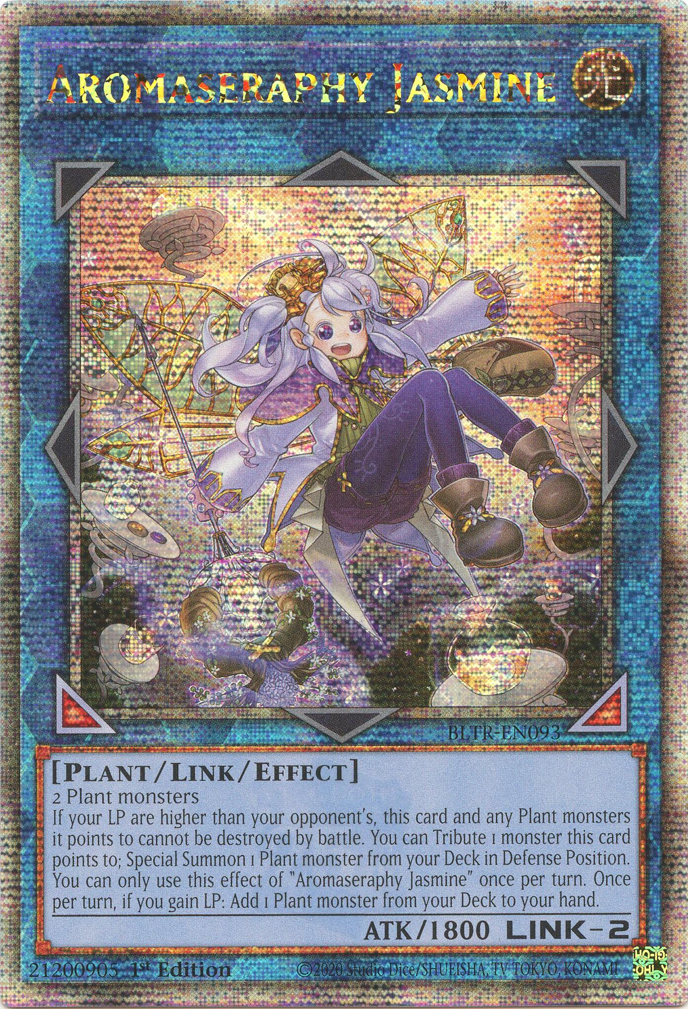Aromaseraphy Jasmine (Quarter Century Secret Rare) [BLTR-EN093] Quarter Century Secret Rare | Jomio and Rueliete's Cards and Comics