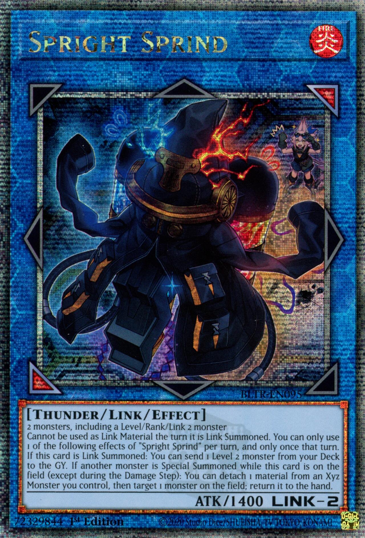 Spright Sprind (Quarter Century Secret Rare) [BLTR-EN095] Quarter Century Secret Rare | Jomio and Rueliete's Cards and Comics