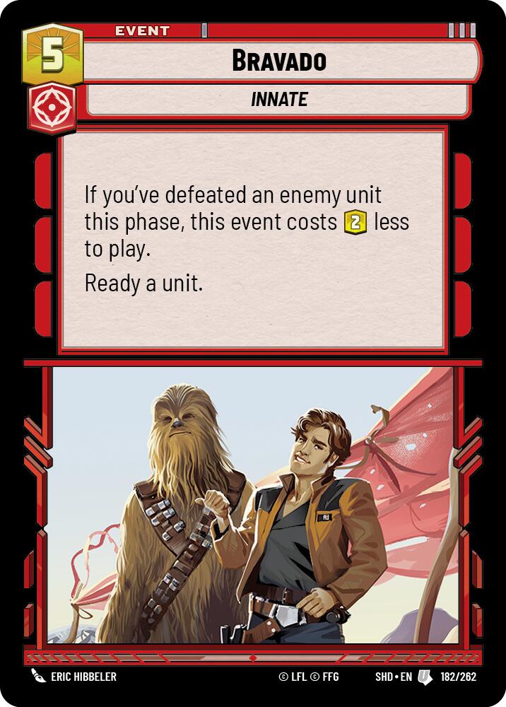 Bravado (182/262) (182/262) [Shadows of the Galaxy] | Jomio and Rueliete's Cards and Comics