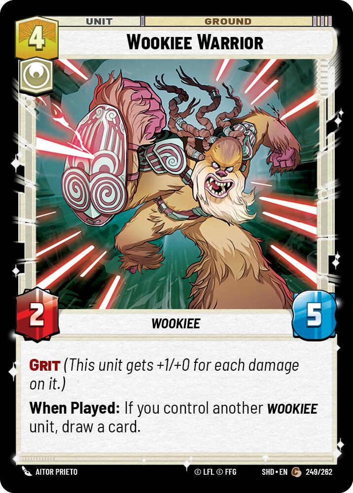 Wookiee Warrior (249/262) [Shadows of the Galaxy] | Jomio and Rueliete's Cards and Comics
