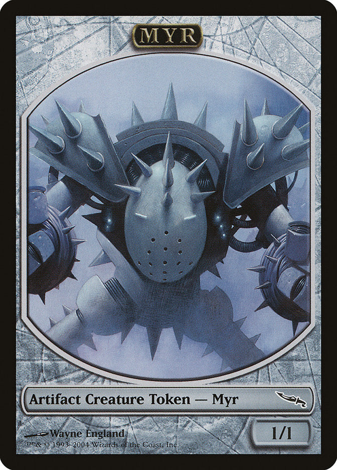 Myr Token [Magic Player Rewards 2004] | Jomio and Rueliete's Cards and Comics