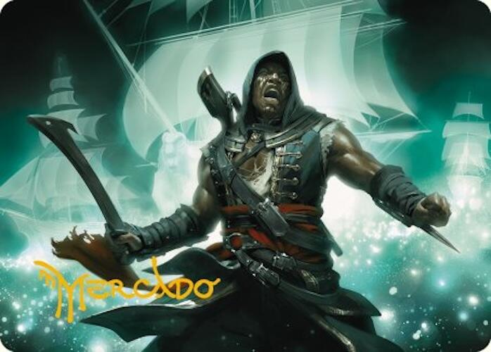 Adewale, Breaker of Chains Art Card (Gold-Stamped Signature) [Assassin's Creed Art Series] | Jomio and Rueliete's Cards and Comics