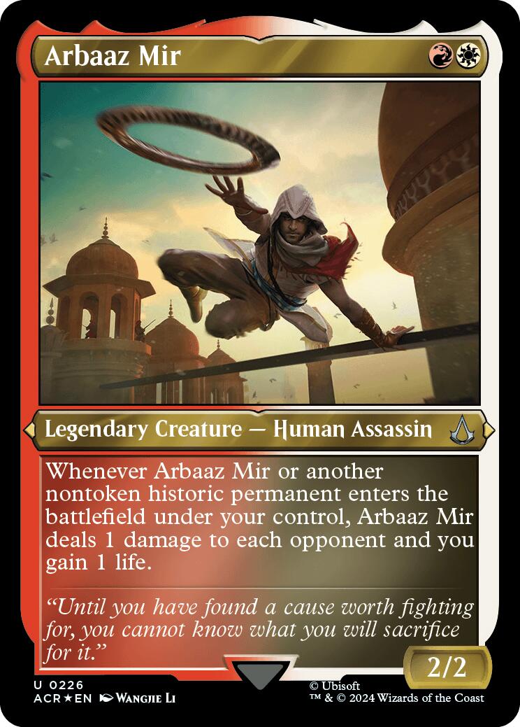Arbaaz Mir (Foil Etched) [Assassin's Creed] | Jomio and Rueliete's Cards and Comics