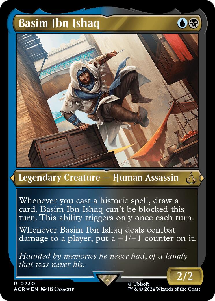 Basim Ibn Ishaq (Foil Etched) [Assassin's Creed] | Jomio and Rueliete's Cards and Comics