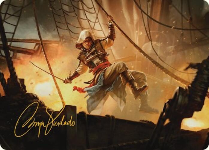 Edward Kenway Art Card (Gold-Stamped Signature) [Assassin's Creed Art Series] | Jomio and Rueliete's Cards and Comics