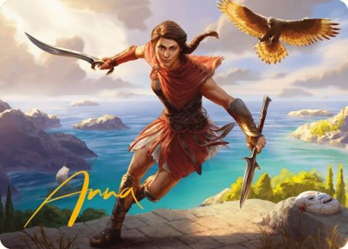 Kassandra, Eagle Bearer Art Card (Gold-Stamped Signature) [Assassin's Creed Art Series] | Jomio and Rueliete's Cards and Comics