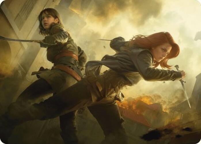 Mary Read and Anne Bonny Art Card [Assassin's Creed Art Series] | Jomio and Rueliete's Cards and Comics