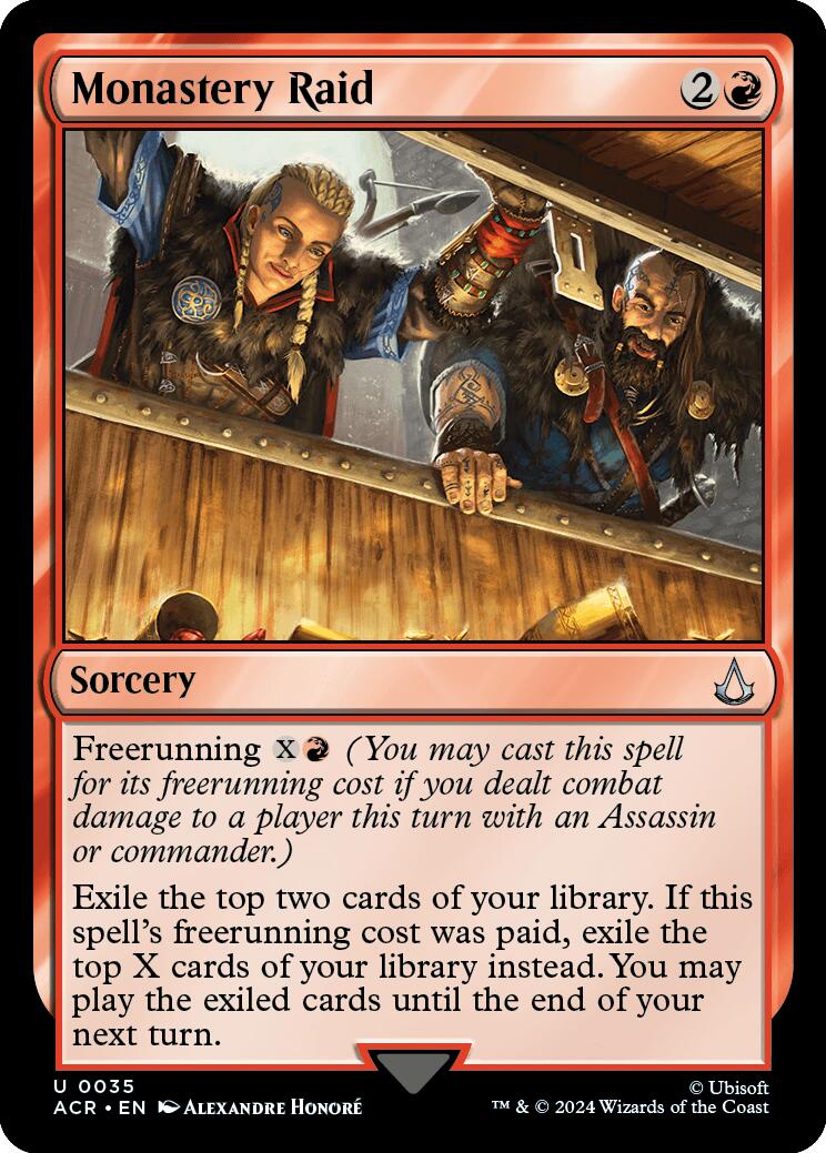 Monastery Raid [Assassin's Creed] | Jomio and Rueliete's Cards and Comics