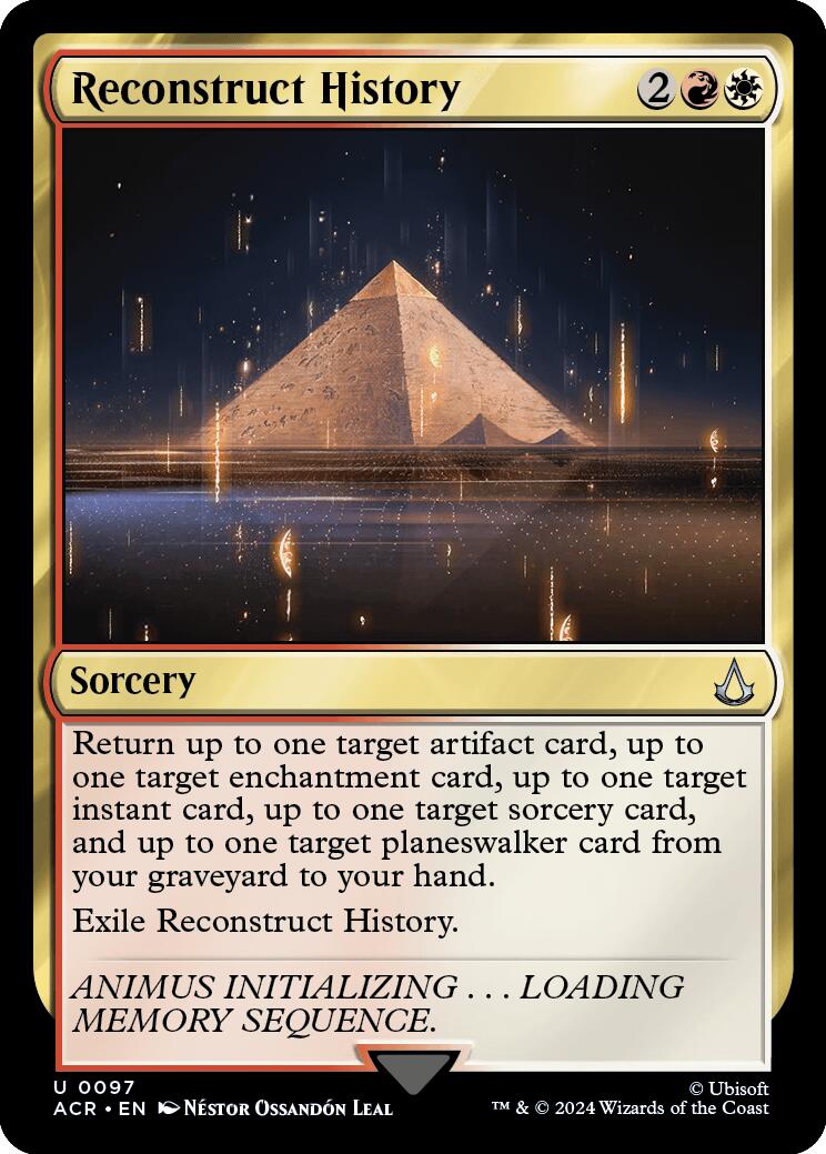 Reconstruct History [Assassin's Creed] | Jomio and Rueliete's Cards and Comics