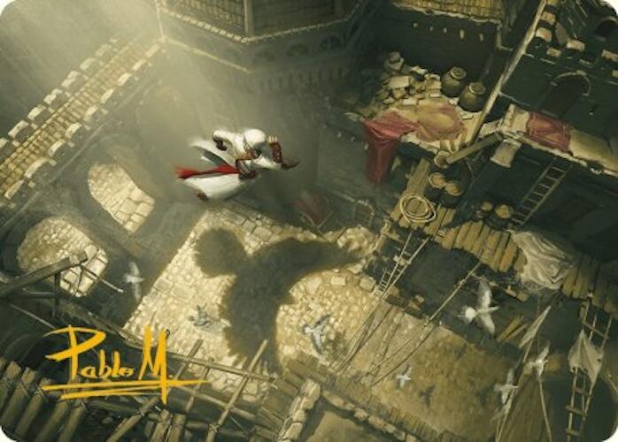 Rooftop Bypass Art Card (Gold-Stamped Signature) [Assassin's Creed Art Series] | Jomio and Rueliete's Cards and Comics