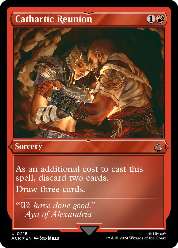 Cathartic Reunion (Foil Etched) [Assassin's Creed] | Jomio and Rueliete's Cards and Comics