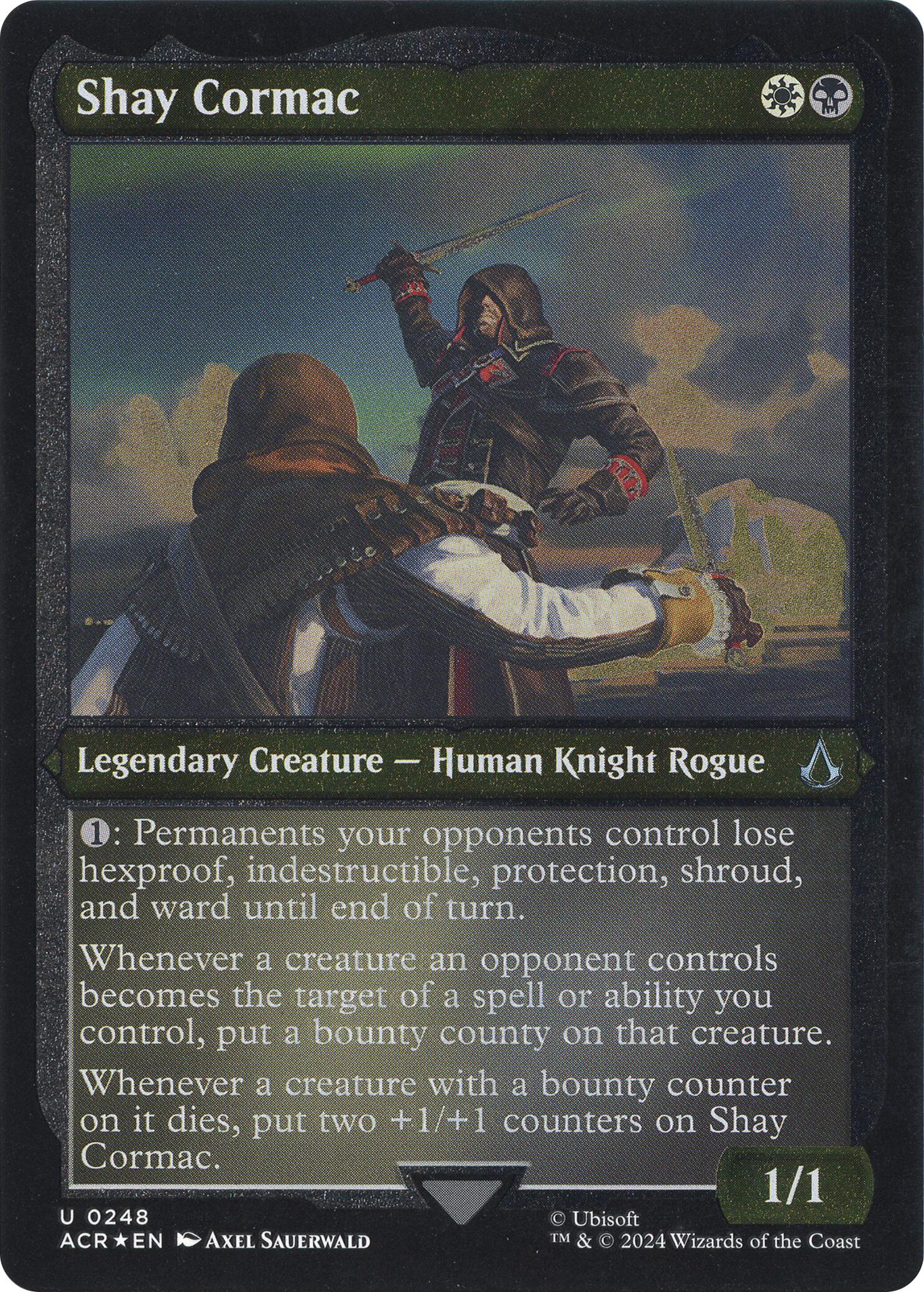 Shay Cormac (Foil Etched) [Assassin's Creed] | Jomio and Rueliete's Cards and Comics