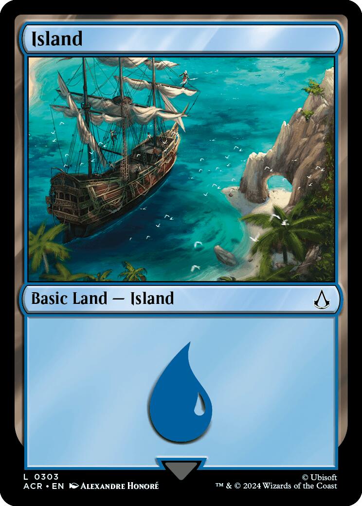 Island (0303) [Assassin's Creed] | Jomio and Rueliete's Cards and Comics
