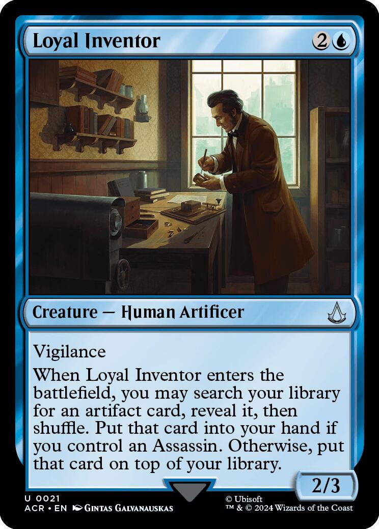 Loyal Inventor [Assassin's Creed] | Jomio and Rueliete's Cards and Comics