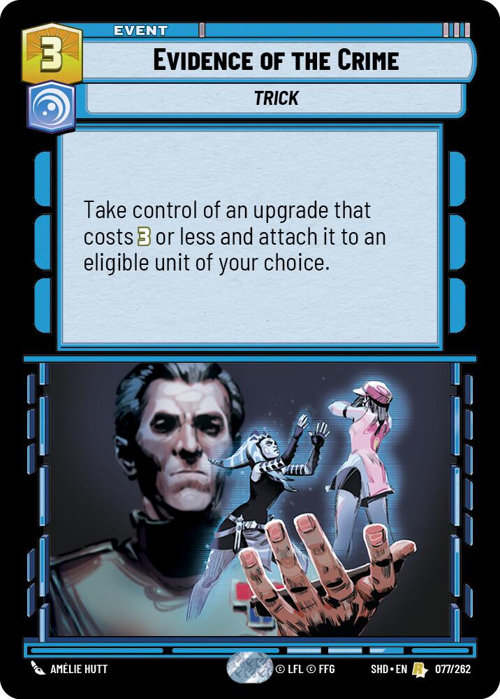 Evidence of the Crime (077/262) (077/262) [Shadows of the Galaxy] | Jomio and Rueliete's Cards and Comics