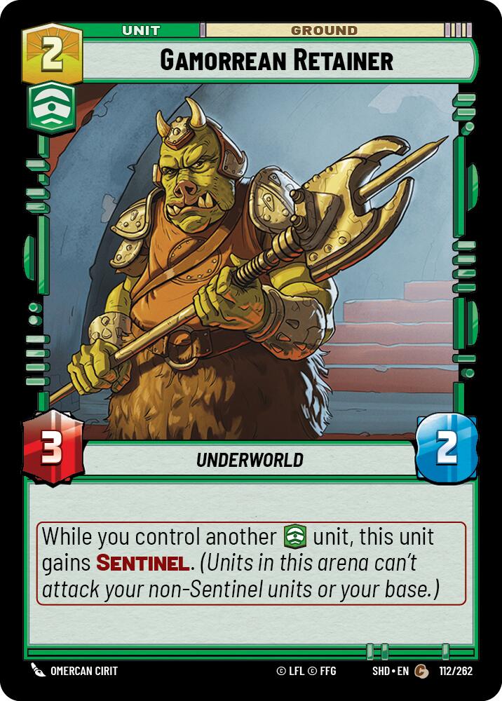 Gamorrean Retainer (112/262) [Shadows of the Galaxy] | Jomio and Rueliete's Cards and Comics