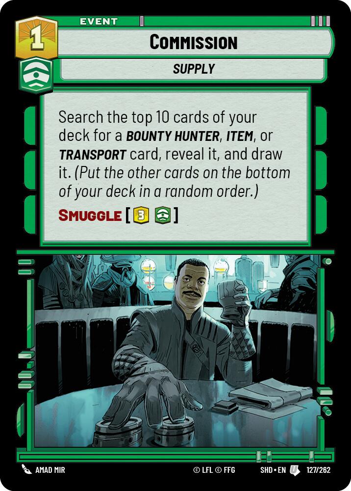Commission (127/262) (127/262) [Shadows of the Galaxy] | Jomio and Rueliete's Cards and Comics