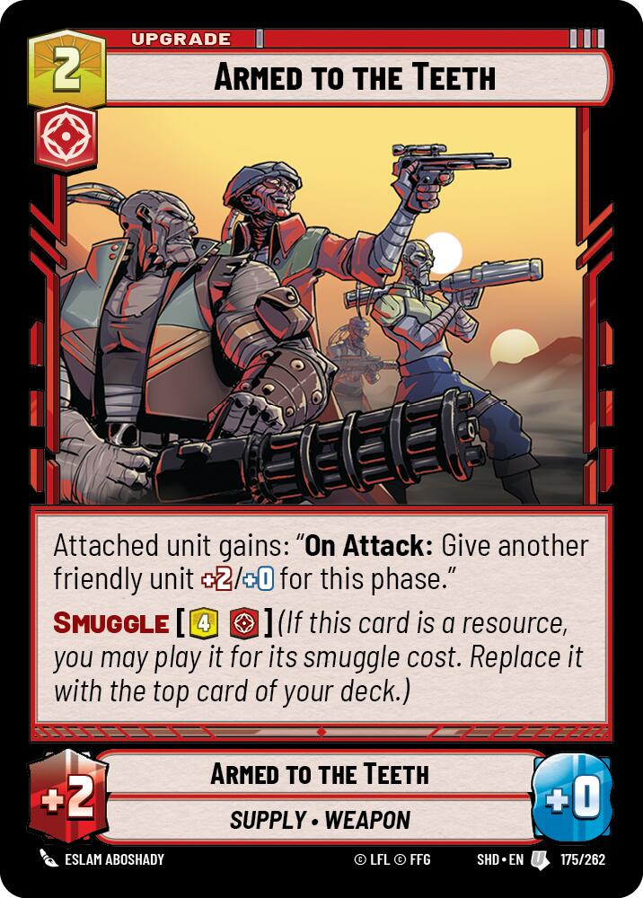Armed to the Teeth (175/262) (175/262) [Shadows of the Galaxy] | Jomio and Rueliete's Cards and Comics